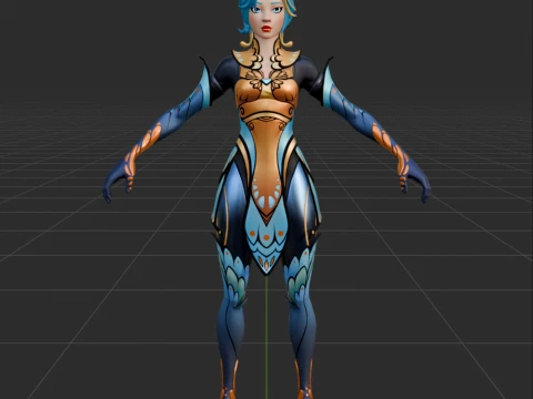 Flutter - Fortnite 3D Model