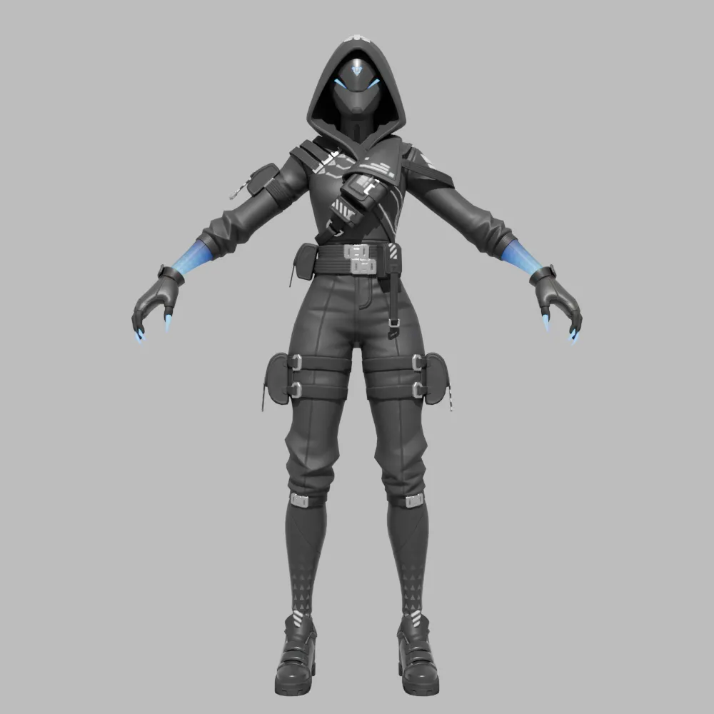 NeuraLynx - Fortnite 3D Model .c4d .max .obj .3ds .fbx .stl .blend