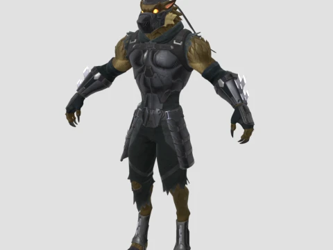 War Wolf Dire - Fortnite 3D Model