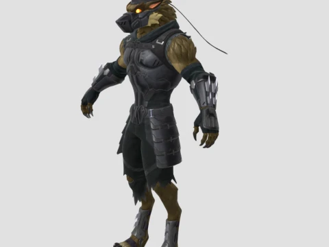 War Wolf Dire - Fortnite 3D Model