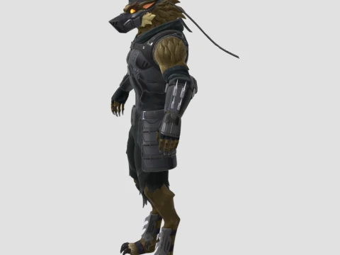 War Wolf Dire - Fortnite 3D Model