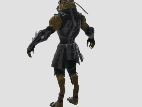 War Wolf Dire - Fortnite 3D Model