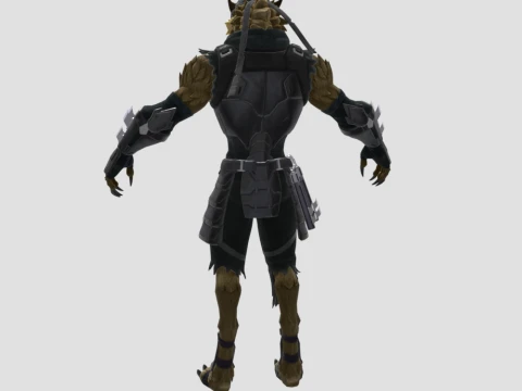 War Wolf Dire - Fortnite 3D Model