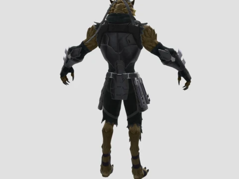 War Wolf Dire - Fortnite 3D Model