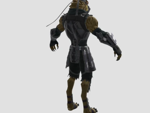 War Wolf Dire - Fortnite 3D Model
