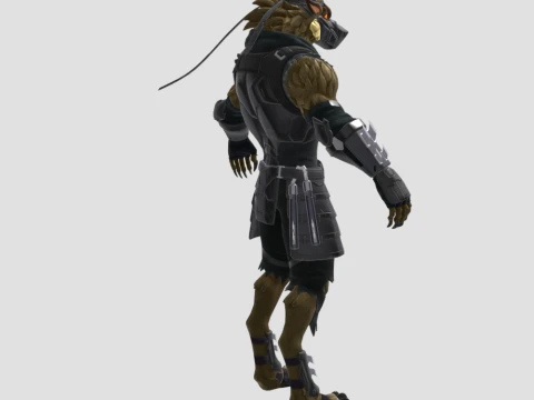 War Wolf Dire - Fortnite 3D Model