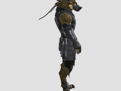 War Wolf Dire - Fortnite 3D Model