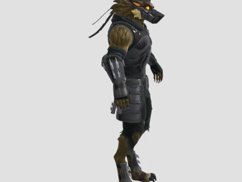 War Wolf Dire - Fortnite 3D Model