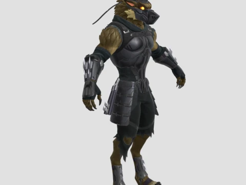 War Wolf Dire - Fortnite 3D Model