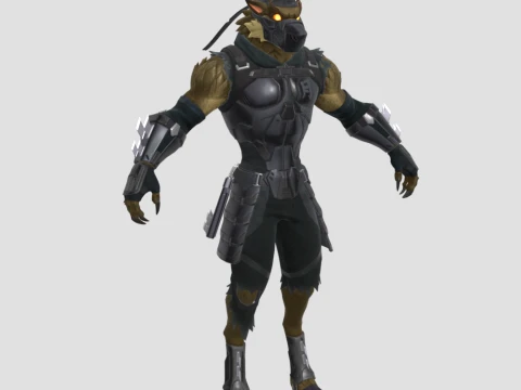 War Wolf Dire - Fortnite 3D Model