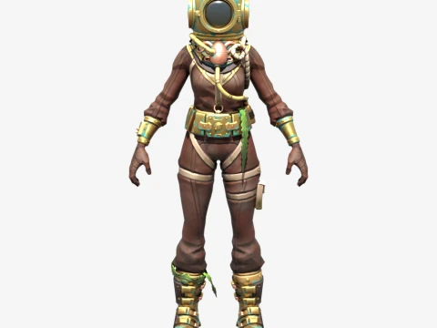 Deep Sea Dominator - Fortnite 3D Model