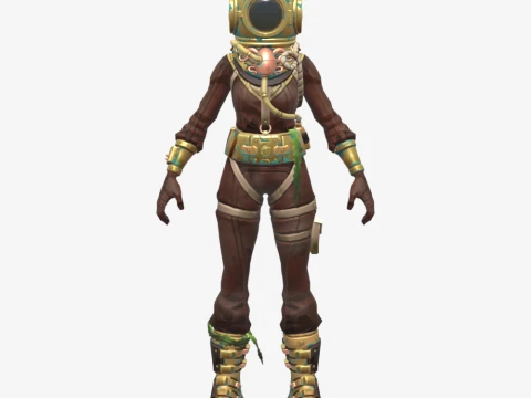 Deep Sea Dominator - Fortnite 3D Model