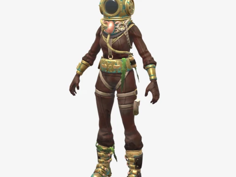 Deep Sea Dominator - Fortnite 3D Model