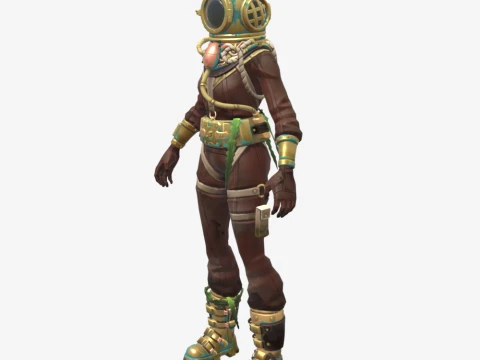 Deep Sea Dominator - Fortnite 3D Model