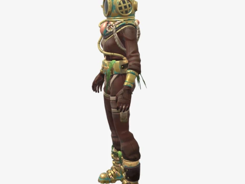 Deep Sea Dominator - Fortnite 3D Model