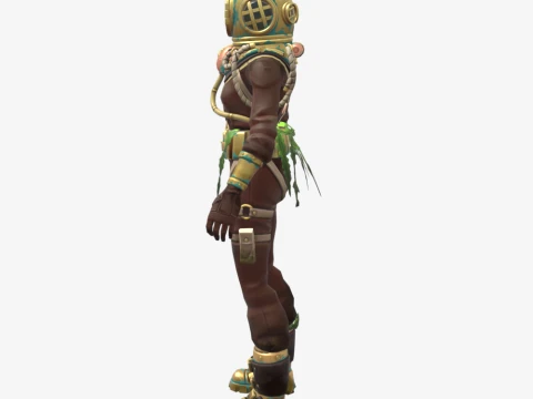 Deep Sea Dominator - Fortnite 3D Model