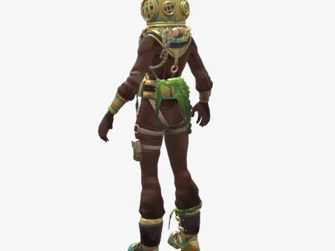 Deep Sea Dominator - Fortnite 3D Model