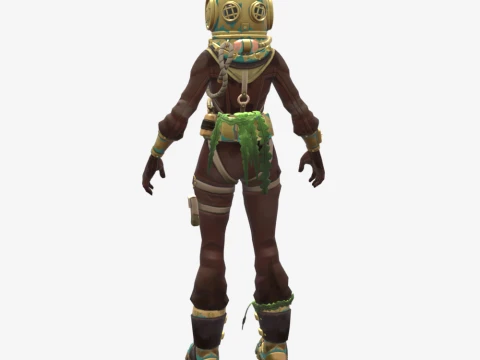 Deep Sea Dominator - Fortnite 3D Model
