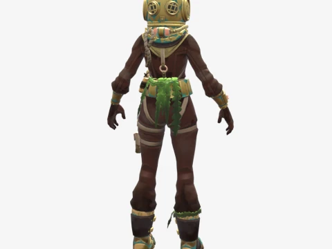 Deep Sea Dominator - Fortnite 3D Model