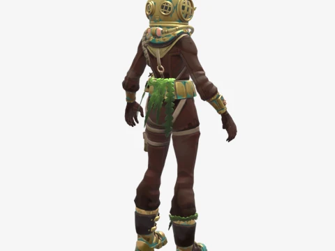 Deep Sea Dominator - Fortnite 3D Model