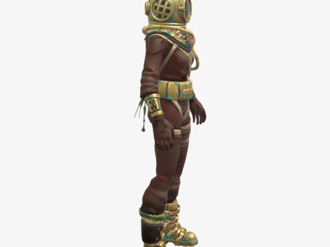 Deep Sea Dominator - Fortnite 3D Model