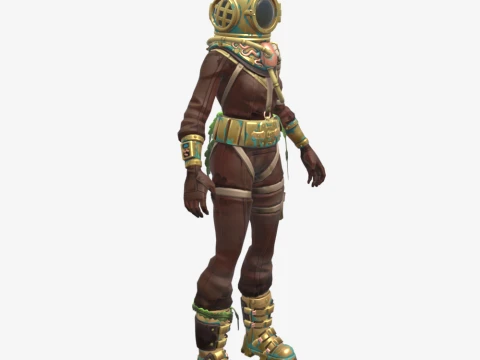 Deep Sea Dominator - Fortnite 3D Model