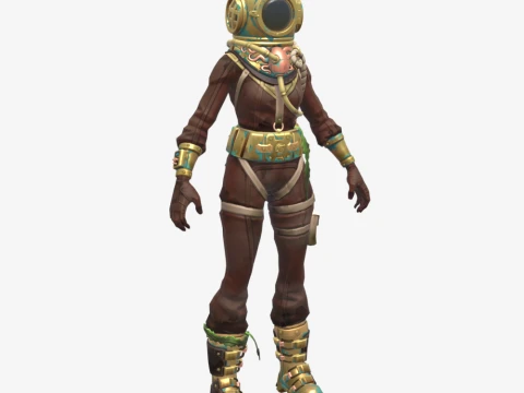 Deep Sea Dominator - Fortnite 3D Model
