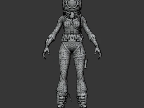 Deep Sea Dominator - Fortnite 3D Model