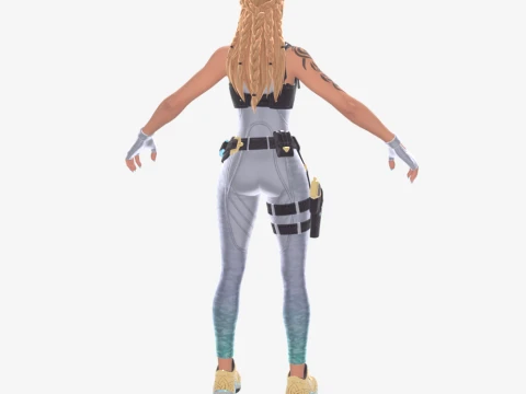 Brunhild - Fortnite 3D Model