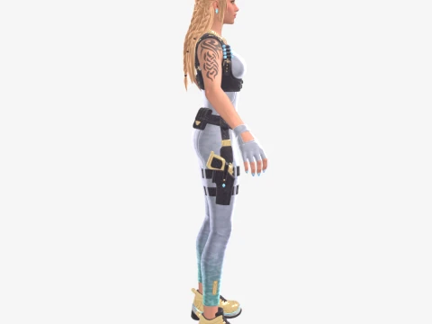 Brunhild - Fortnite 3D Model