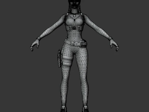 Brunhild - Fortnite 3D Model