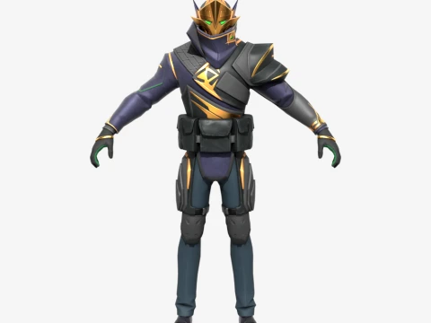 Unterweltkommandant – Fortnite 3D Modell