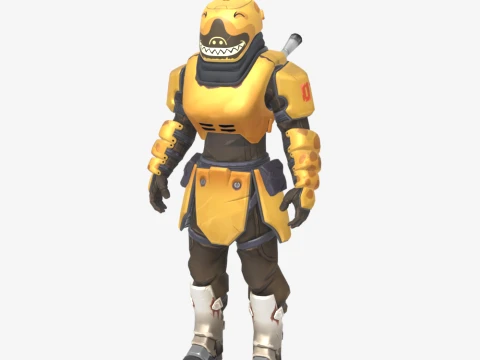 Beastmode Jackal - Fortnite 3D Model