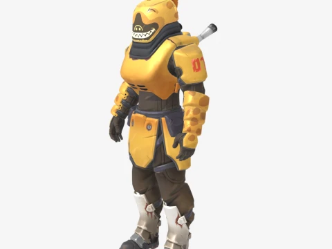 Beastmode Jackal - Fortnite 3D Model