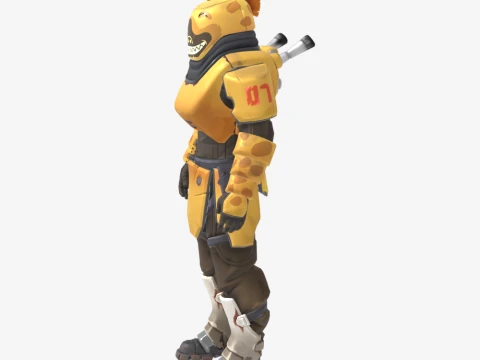 Beastmode Jackal - Fortnite 3D Model