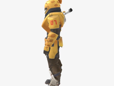 Beastmode Jackal - Fortnite 3D Model