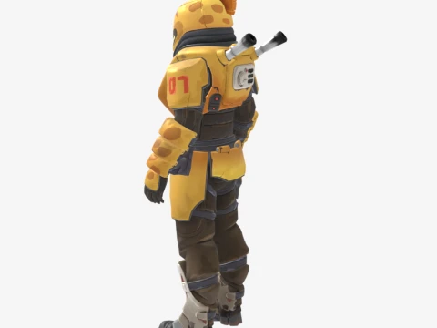 Beastmode Jackal - Fortnite 3D Model