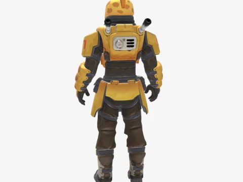 Beastmode Jackal - Fortnite 3D Model