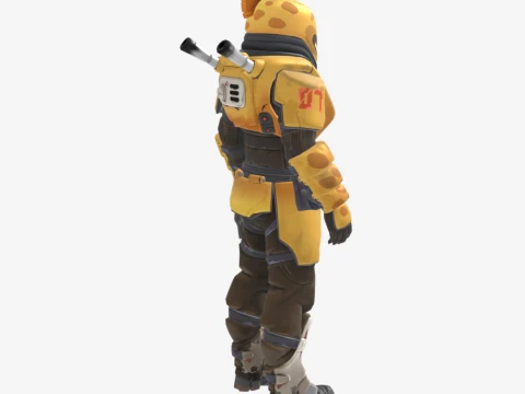 Beastmode Jackal - Fortnite 3D Model