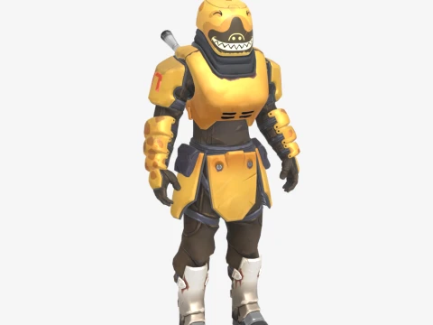 Beastmode Jackal - Fortnite 3D Model