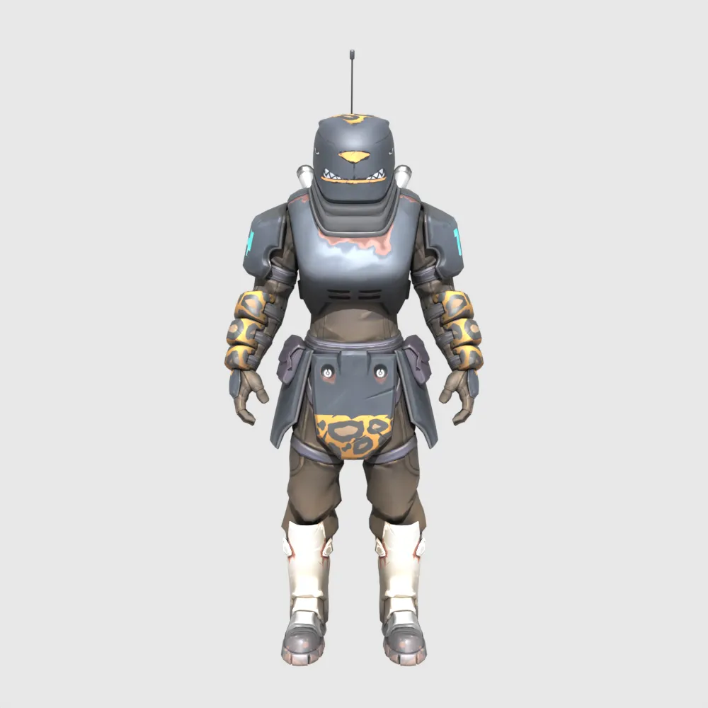 Beastmode Jaguar - Fortnite 3D Model .c4d .max .obj .3ds .fbx .stl .blend 