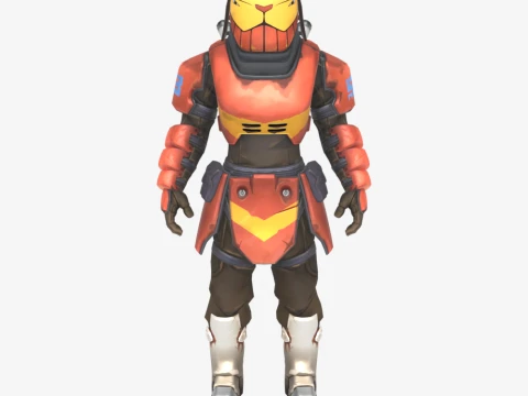 Beastmode Lion - Fortnite 3D Model