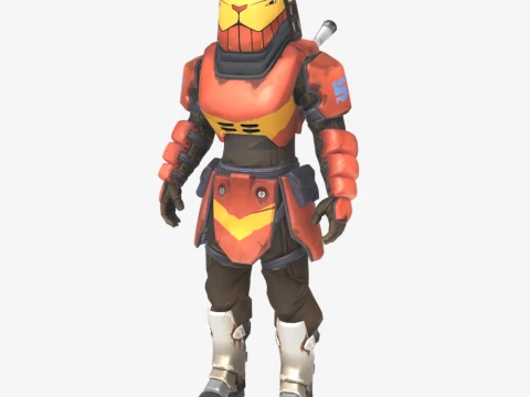 Beastmode Lion - Fortnite 3D Model