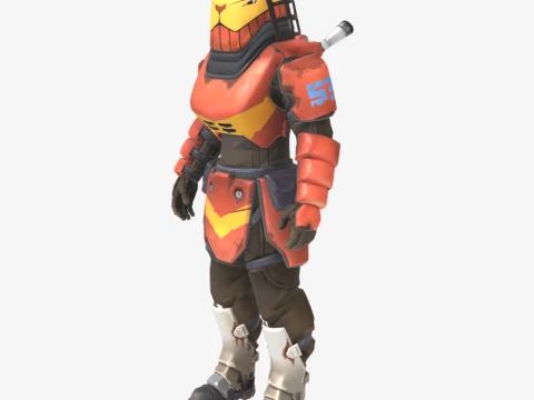Beastmode Lion - Fortnite 3D Model