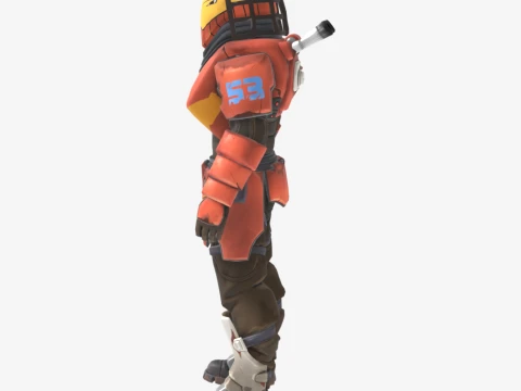 Beastmode Lion - Fortnite 3D Model