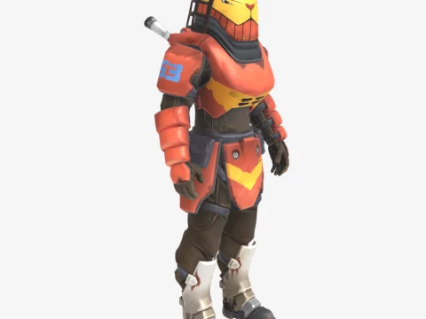 Beastmode Lion - Fortnite 3D Model