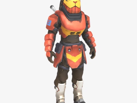 Beastmode Lion - Fortnite 3D Model