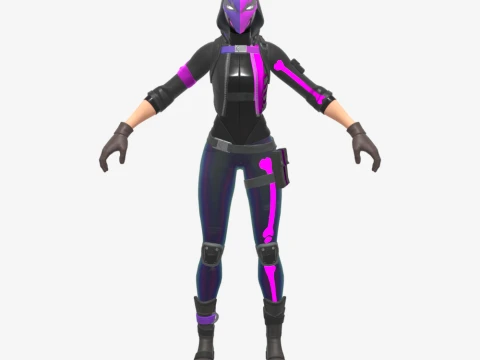 Violet - Fortnite 3D Model