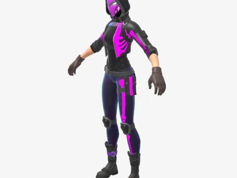 Violet - Fortnite 3D Model