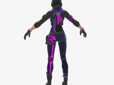 Violet - Fortnite 3D Model